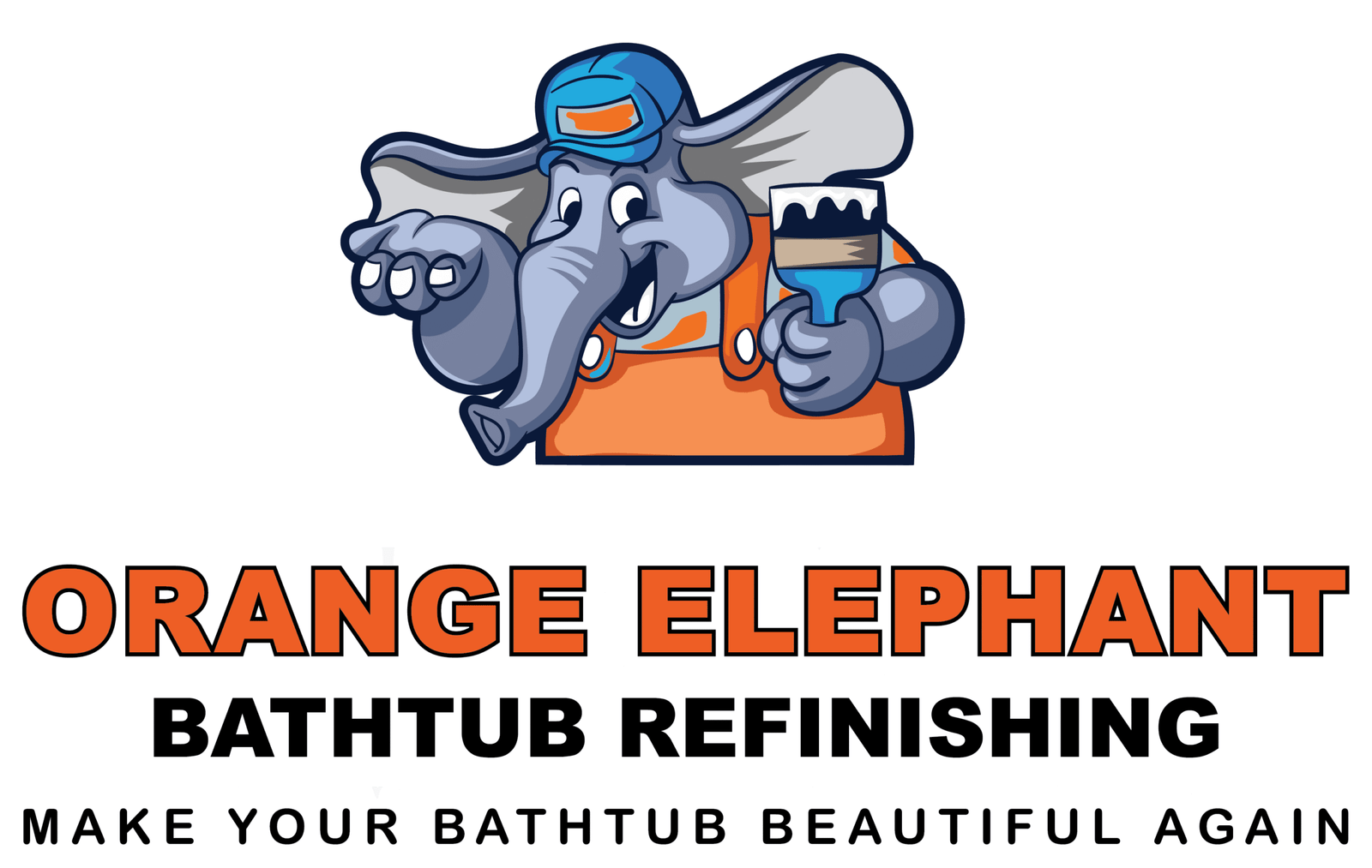 Orange Elephant Tub